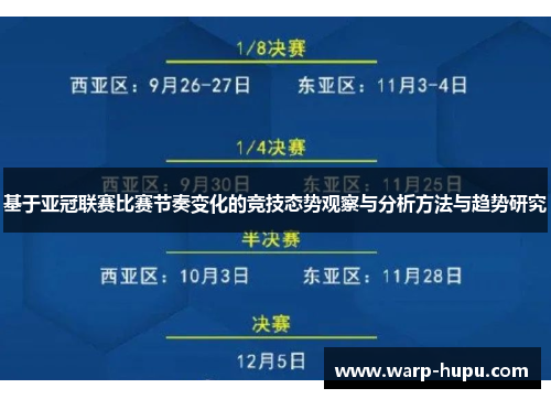 基于亚冠联赛比赛节奏变化的竞技态势观察与分析方法与趋势研究